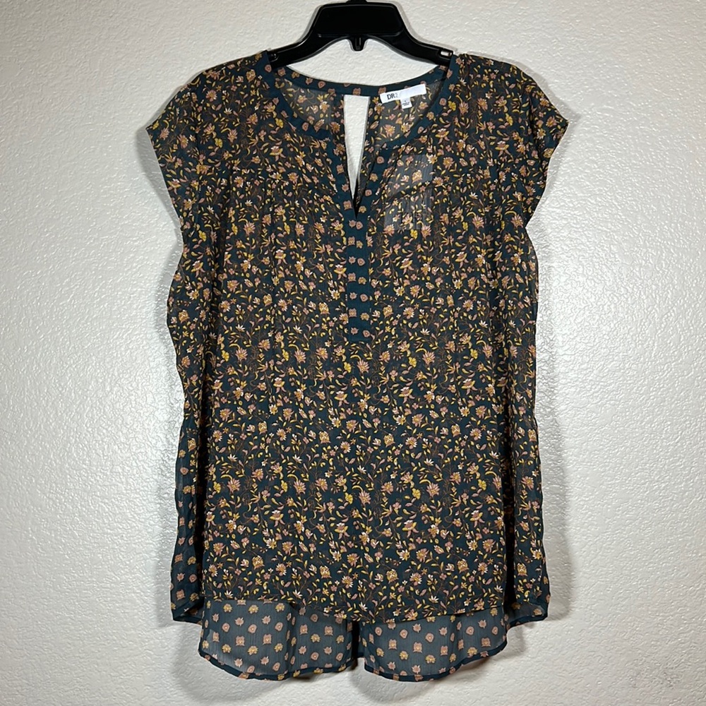 DR2 Floral Cap Sleeve Top